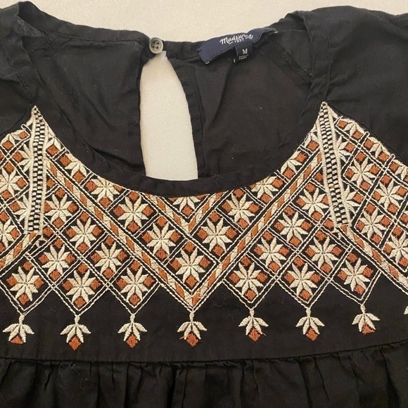 MADEWELL Bohemian Style Blouse, Medium - Picture 2 of 6
